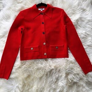 Veronica Beard Vibrant Red Blazer